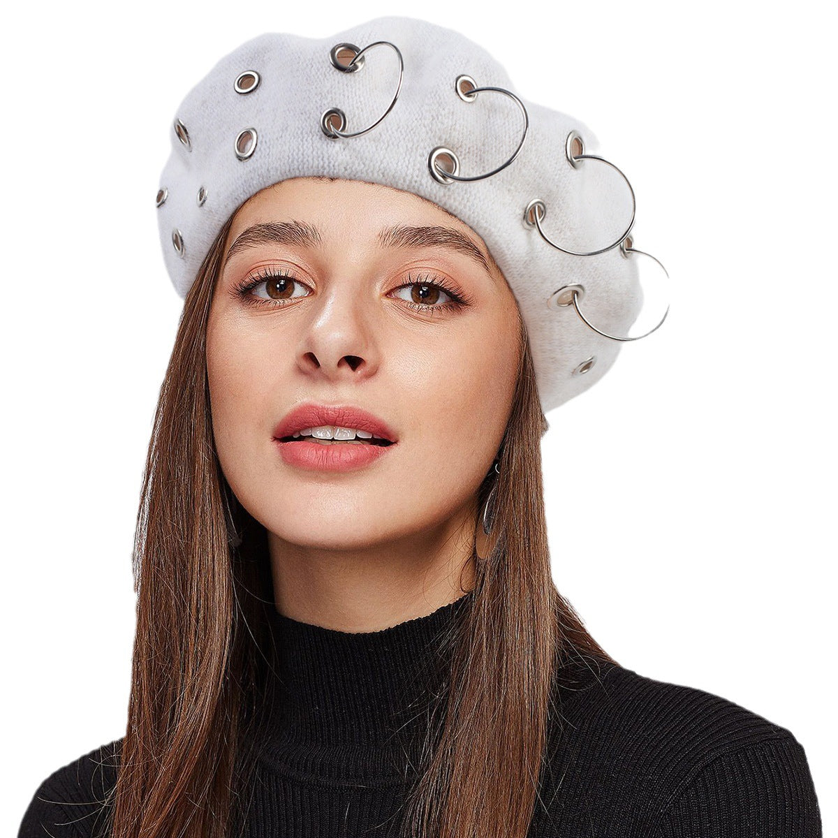 Wholesale Vintage Pumpkin Polyester Berets